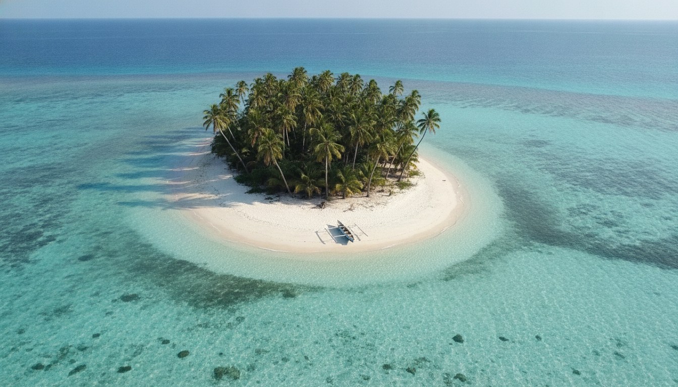 Île aux Nattes, îlot tropical près de Sainte-Marie à Madagascar