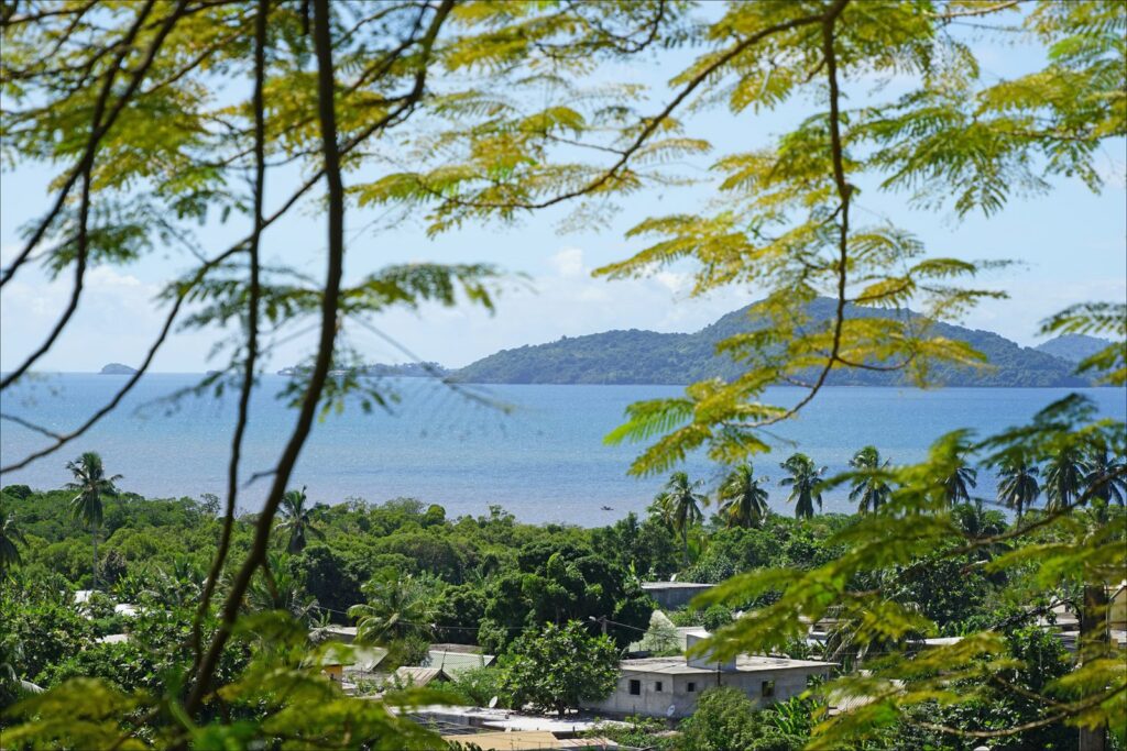 lagon de Mayotte à Dembéni, île française à côté de Madagascar